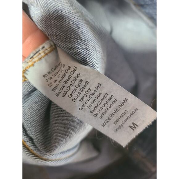 LuLaRoe Women's Blue Polka Dot Cotton Stretch Denim Jacket Medium - Picture 5 of 8